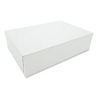 SCT Clay-Coated Donut Boxes, 13 x 9 x 3.75, White, Paper, 200/Carton (1016)