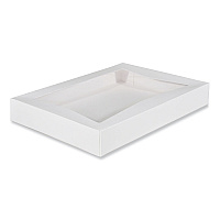 SCT Window Flag Design Pie Boxes, 16 x 12 x 2.25, White, Paper, 100/Carton (24543)