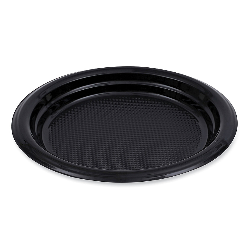 Boardwalk&reg; Hi-Impact Plastic Dinnerware Plate 6" Dia, 1000 Plates (BWKPLTHIPS6BL)