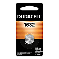 Duracell Lithium Coin Batteries, 1632 (DL1632BPK)
