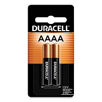 Duracell Specialty Alkaline AAAA Batteries, 1.5 V, 2/Pack (MX2500B2PK)