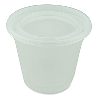 Pactiv Newspring DELItainer Microwavable Container, 32 oz, 5.5 x 5.5 x 4.9, Clear, Plastic, 200/Carton (L8328)