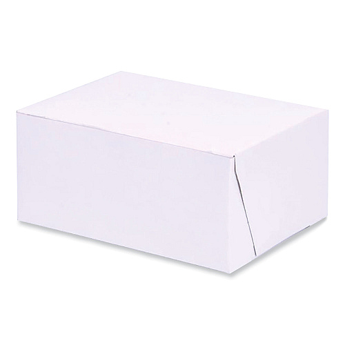 SCT Bakery Boxes, Standard, 6 x 4.45 x 2.75, White, Paper, 250/Carton (1503)
