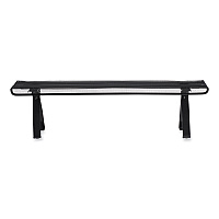 Universal Mesh Off-Desk Shelf, 26.13 x 7 x 7, Black (UNV20009)