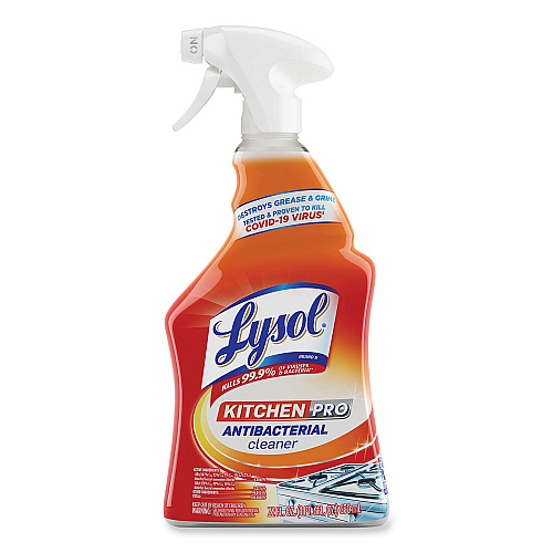 Lysol&reg; Pro Kitchen Antibacterial Cleaner, 22 oz. Spray Bottle (79556EA)