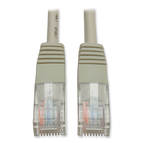 Tripp Lite CAT5e 350 MHz Molded Patch Cable, 25 ft, Gray (N002025GY)