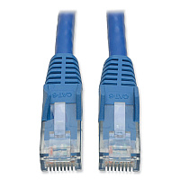Tripp Lite CAT6 Gigabit Snagless Molded Patch Cable, 7 ft, Blue (N201007BL)