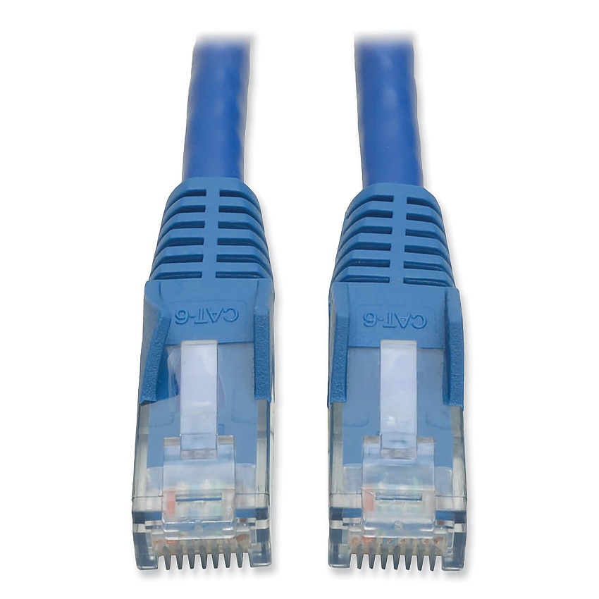 Tripp Lite CAT6 Gigabit Snagless Molded Patch Cable, 7 ft, Blue (N201007BL)