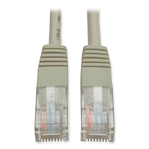 Tripp Lite CAT5e 350 MHz Molded Patch Cable, 50 ft, Gray (N002050GY)