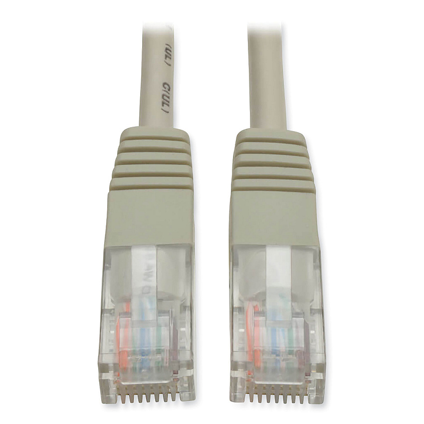Tripp Lite CAT5e 350 MHz Molded Patch Cable, 50 ft, Gray (N002050GY)
