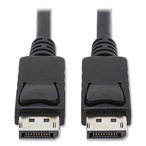 Tripp Lite DisplayPort Cable with Latches (M/M), 6 ft, Black (P580006)