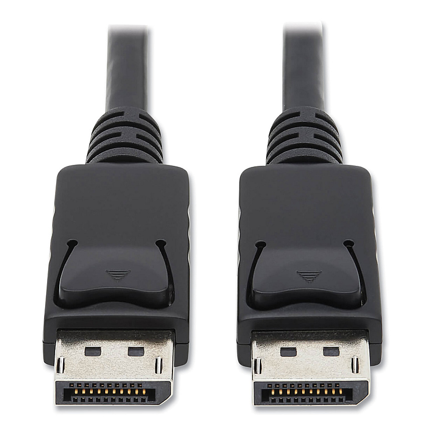 Tripp Lite DisplayPort to DisplayPort Cable 4K with Latches, 10 ft, Black (P580010)