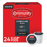 Community Coffee Signature Blend K-Cup, 24/Box (6404CC)