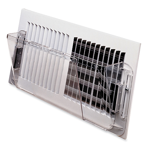 Adjustable Sidewall Register Air Deflector, 10 x 3 x 5.5, Clear (51)