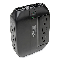 Tripp Lite Protect It! Surge Protector, 6 AC Outlets, 1,500 J, Black (SWIVEL6)