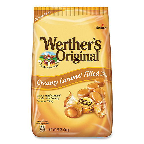 Werther's Original Hard Candies, Caramel, 27 oz Bag (46055)