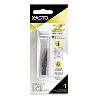 X-ACTO Z Series #11 Replacement Blades, 5/Pack (XZ211W)