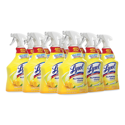 Lysol&reg; All-Purpose Cleaner, Lemon Scent, 32 oz., 12 Spray Bottles (75352CT)
