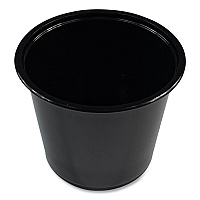 Boardwalk&reg; Souffle/Portion Cups, 5.5 oz, PP, Black, 2500/CT (BWKPRTN55BL)