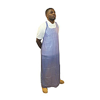 Die Cut Vinyl Apron 6 Mil 35x55 Blue, Case Of 72 (ME6B-55)