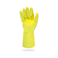Proworks Flock Lined Latex 12 Mil Glove Yellow Xl - Bag Of 12 Pairs, Pack Of 12 (GRFY-XL-2E)