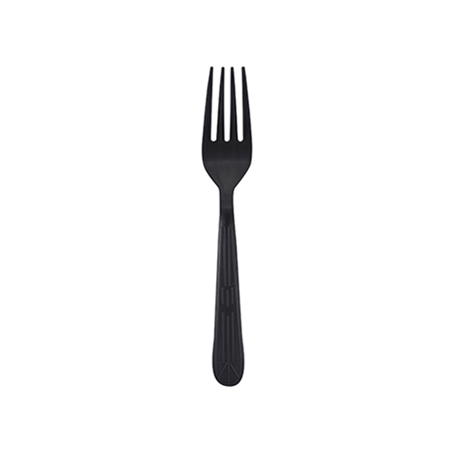 Fork Heavyweight Polysty Ebony, Case Of 1000 (CPSHWFKBKE1)