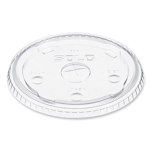 Plastic Cold Cup Lids, Fits 32 Oz To 44 Oz Cold Cups, Clear, 600/carton
