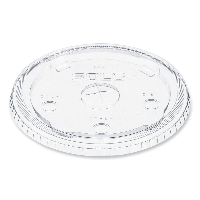 Plastic Cold Cup Lids, Fits 32 Oz To 44 Oz Cold Cups, Clear, 600/carton