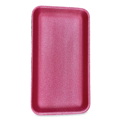 GEN Meat Trays, #1525, 14.5 x 8 x 0.75, Pink, 250/Carton (GEN1525PINK)