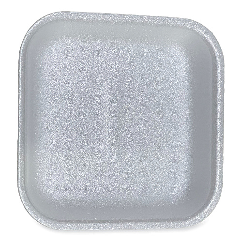 GEN Meat Trays, #1, 5.38 x 5.38 x 1.07, White, 500/Carton (GEN1WH)