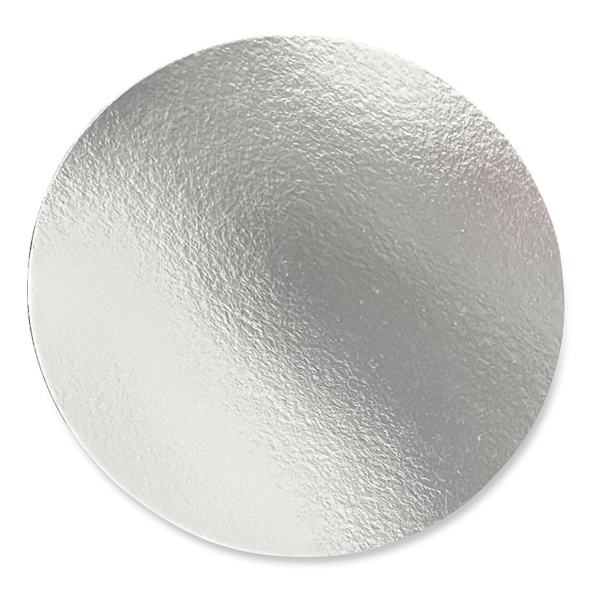 Boardwalk&reg; Round Aluminum To-Go Container Lids, Flat Lid, 7", Silver, Paper, 500/Carton (BWKROUND7FLID)