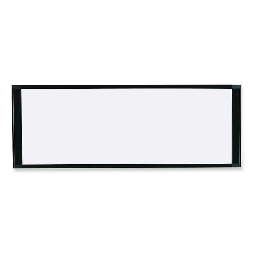 MasterVision Cubicle Workstation Dry Erase Board, 36 x 18, White Surface, Black Aluminum Frame (MA10007705)