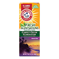 Arm &amp; Hammer Fresh Scentsations Carpet Odor Eliminator, Island Mist, 30 oz Box, 6/Carton (3320011535)