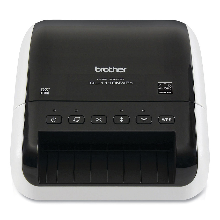 Brother QL-1110NWBC Wide Format Professional Label Printer, 69 Labels/min Print Speed, 5.9 x 6.7 x 8.7