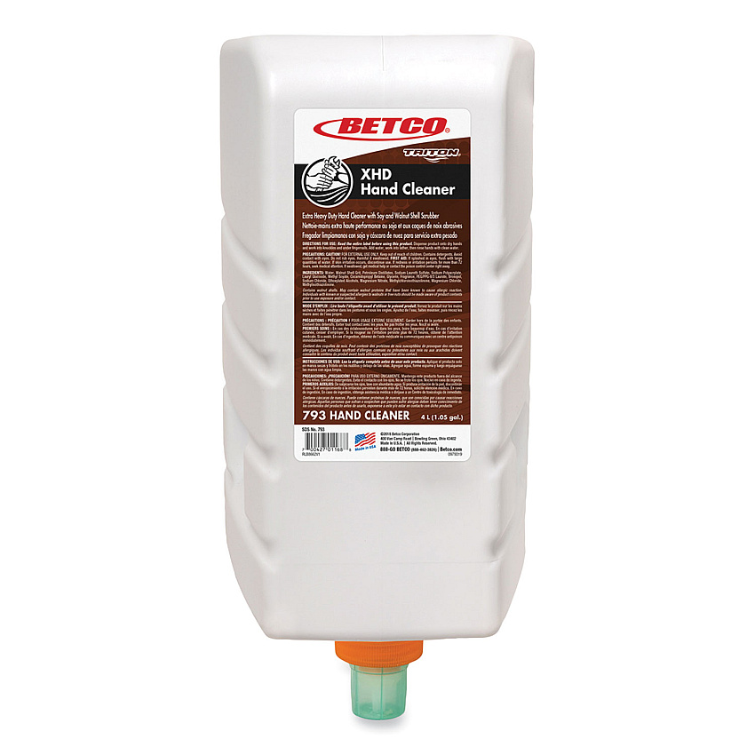 Betco XHD Hand Cleaner Refill, Fresh Scent, 4 L, 4/Carton (7933100)