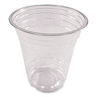 Boardwalk&reg; Clear Plastic PETE Cups, 12 oz, 50/Pack (BWKPET12SPK)