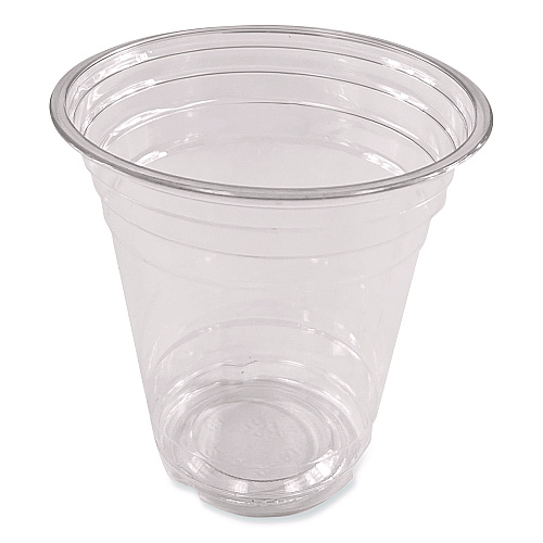 Boardwalk&reg; Clear Plastic PETE Cups, 12 oz, 50/Pack (BWKPET12SPK)