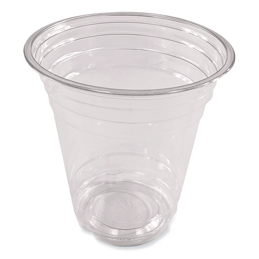 Boardwalk&reg; Clear Plastic PETE Cups, 12 oz, 50/Pack (BWKPET12SPK)