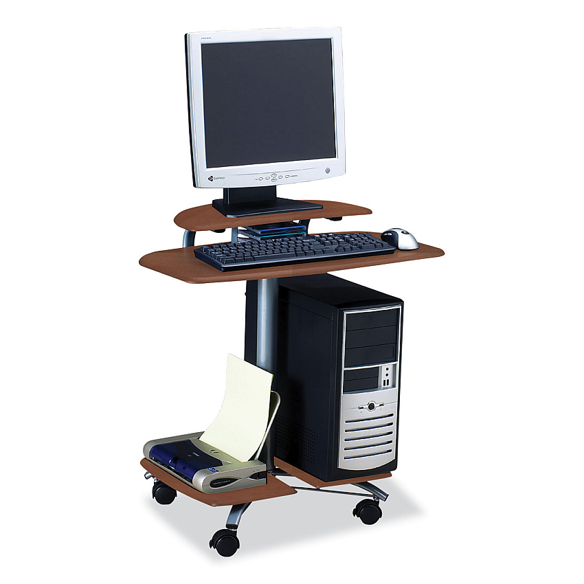 Safco Eastwinds Series FPD Computer Table, 28.5" x 26" x 29.5", Medium Cherry (948MEC)