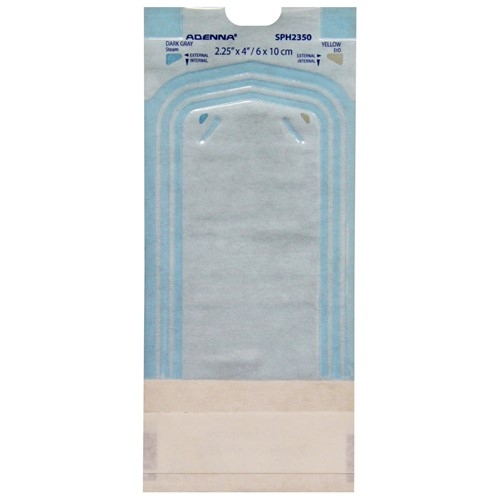Adenna Sterilization Pouches, Triple Seal, 5" X 2.25", Case Of 2000 (SPH2350)
