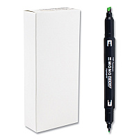 Tombow Highlighters, Yellow Green Ink, Bullet/Chisel Tip, Yellow Green Barrel, 10/Box (56415)