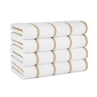 Las Rayas Beach Towel 30x60 Beige - Case Of 24 (BT-HS3060-15BG-CS)
