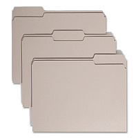 Smead Colored File Folders, 1/3-Cut Tabs: Assorted, Letter Size, 0.75
