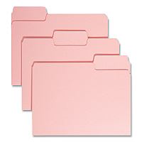 Smead Colored File Folders, 1/3-Cut Tabs: Assorted, Letter Size, 0.75