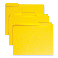 Smead Colored File Folders, 1/3-Cut Tabs: Assorted, Letter Size, 0.75