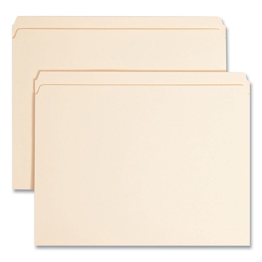 Smead Top Tab Fastener Folders, Straight Tabs, 0.75" Expansion, 1 Fastener, Letter Size, Manila Exterior, 50/Box (14510)