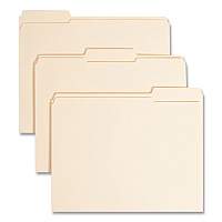 Smead Top Tab Fastener Folders, 1/3-Cut Tabs: Assorted, 0.75