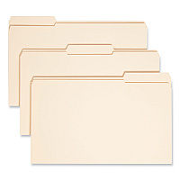 Smead Expandable Heavyweight File Folders, 1/3-Cut Tabs: Assorted, Legal Size, 1.5" Expansion, Manila, 50/Box 8 1/2" x 14" - 1 1/2" Expansion - Top Tab Location - Assorted Tab Position - 14 pt. - 2 Plys - Manila - 10% Recycled - 50 / Box (15405)
