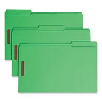 Smead Top Tab Colored Fastener Folders, 0.75