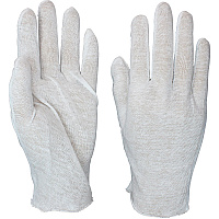 Safety Zone 100% Lisle Cotton Inspection Gloves, Men’s One Size, Medium Weight, Soft, Breathable Fit For Precision Tasks And Cleanroom Use, Natural White, 12 Pairs Per Bag, 100 Bags Per Case (GILW-MN-1P)